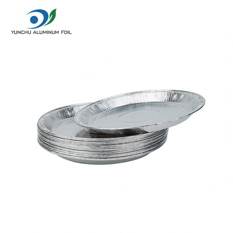 10 انچ پیزا پین سلور ایلومینیم ورق کنٹینر