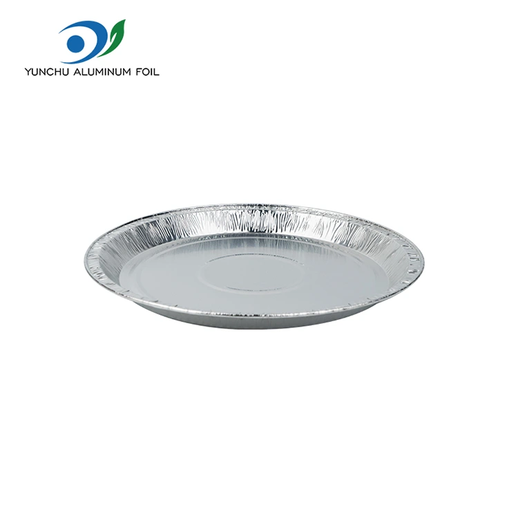 10 انچ پیزا پین سلور ایلومینیم ورق کنٹینر