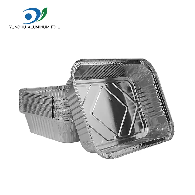 آئتاکار ٹیک آؤٹ باربیکیو سلور ایلومینیم ورق کنٹینر