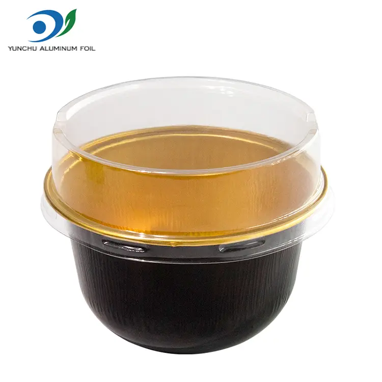 راؤنڈ بیکنگ ہموار وال ایلومینیم ورق کنٹینر کیا ہیں؟