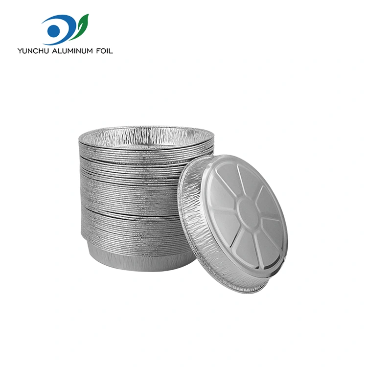 7 انچ جھرری ہوئی پیزا پین سلور ایلومینیم ورق کنٹینر 7 انچ جھرری ہوئی پیزا پین سلور ایلومینیم ورق کنٹینر