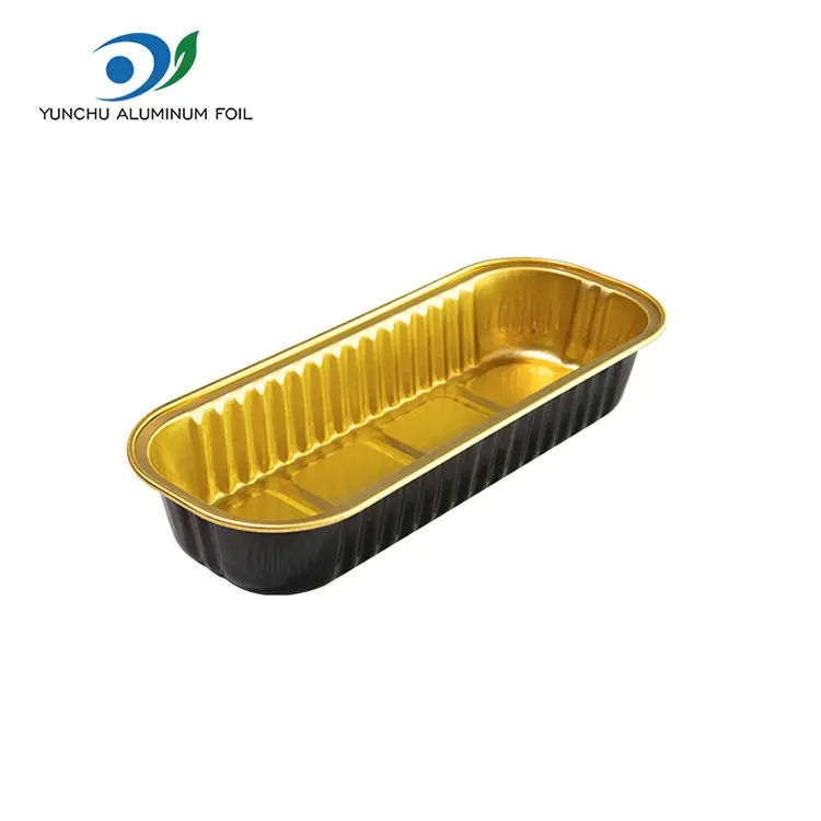 بیکری پیکیجنگ مستطیل ایلومینیم فوائل کنٹینرز