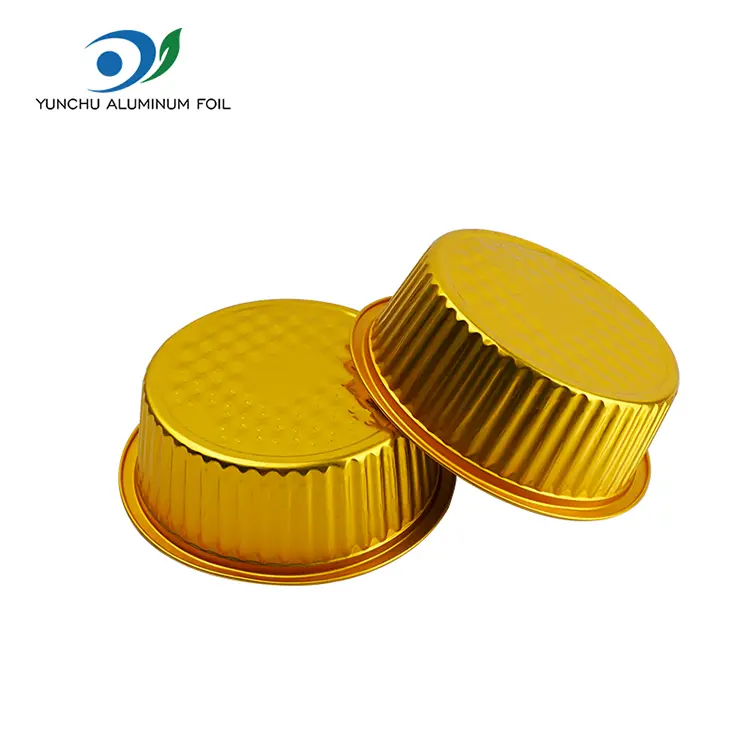 ڈسپوز ایبل بیکنگ ٹرے گول ایلومینیم ورق کنٹینر