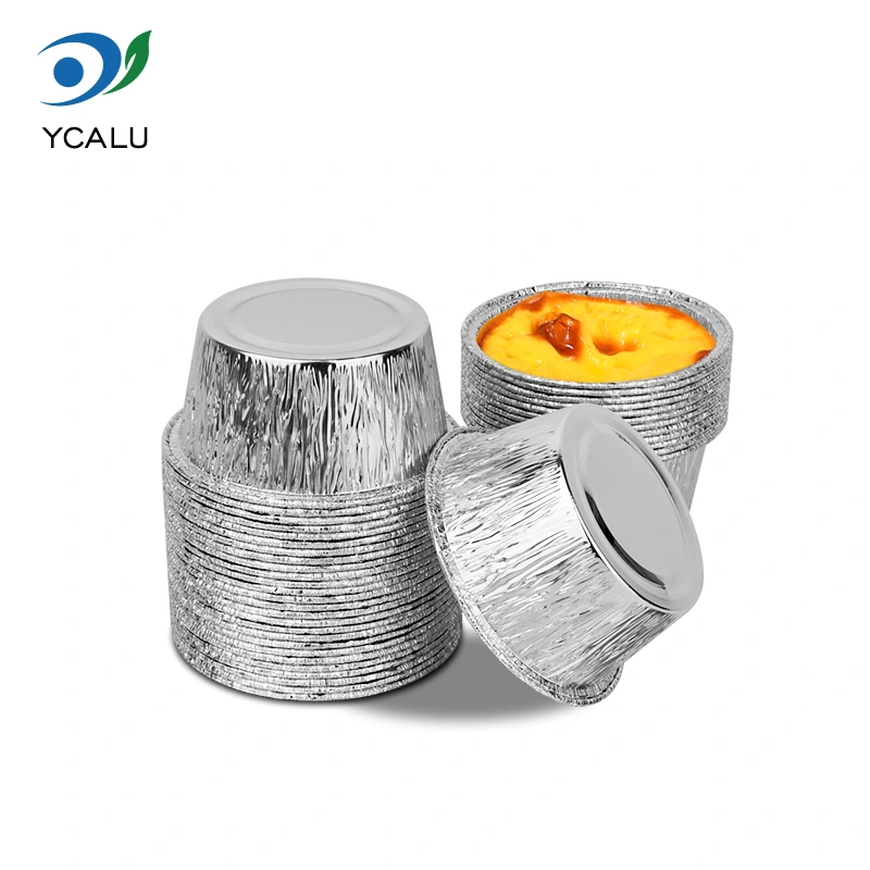 ڈسپوز ایبل گول کیک ٹرے سلور ایلومینیم ورق کنٹینر ڈسپوز ایبل گول کیک ٹرے سلور ایلومینیم ورق کنٹینر