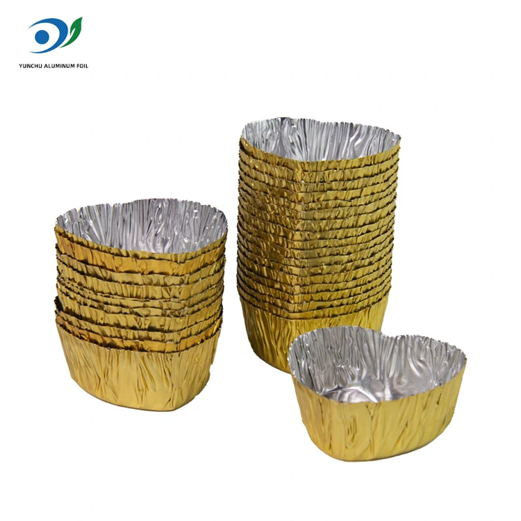 دل کے سائز کا منی بیک سلور ایلومینیم ورق فوڈ کنٹینر دل کے سائز کا منی بیک سلور ایلومینیم ورق فوڈ کنٹینر