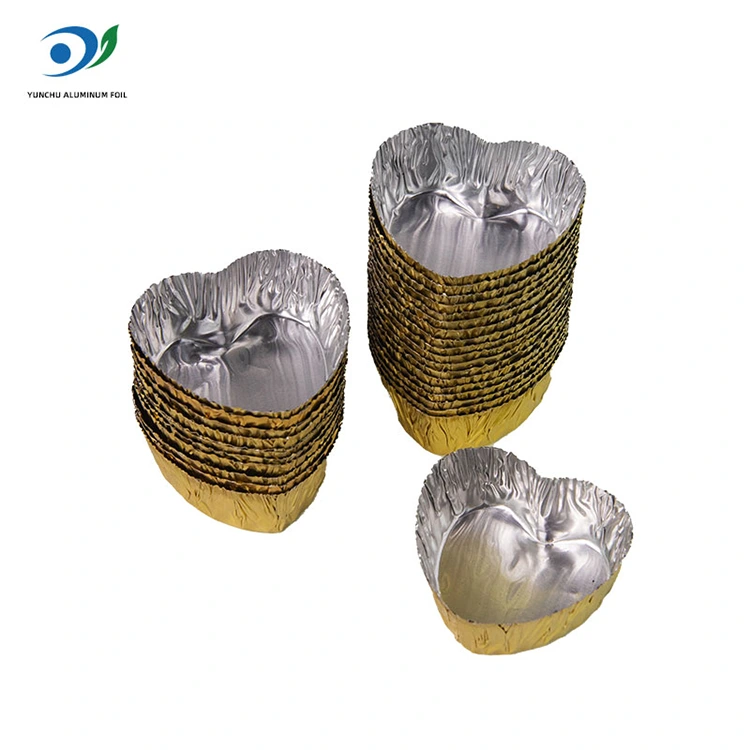 دل کے سائز کا منی بیک سلور ایلومینیم ورق فوڈ کنٹینر