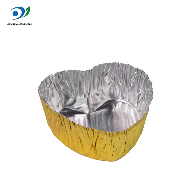 دل کے سائز کا منی بیک سلور ایلومینیم ورق فوڈ کنٹینر