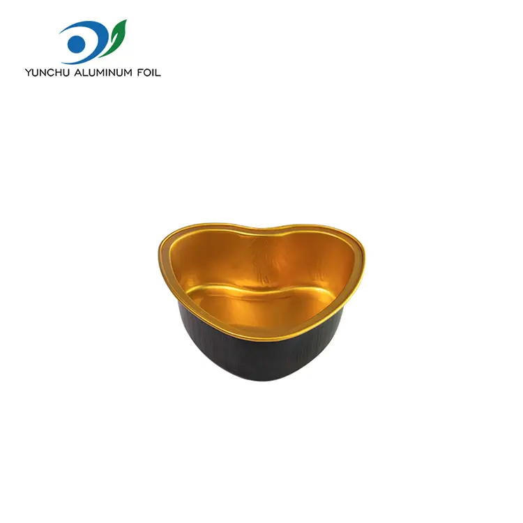 دل کے سائز کا روسٹ ہموار وال ایلومینیم ورق کنٹینر دل کے سائز کا روسٹ ہموار وال ایلومینیم ورق کنٹینر