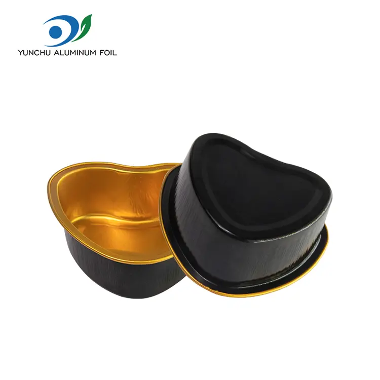 دل کے سائز کا روسٹ ہموار وال ایلومینیم ورق کنٹینر