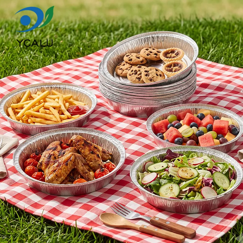 ایئر فرائر فوڈ سلور ایلومینیم فوائل کنٹینرز