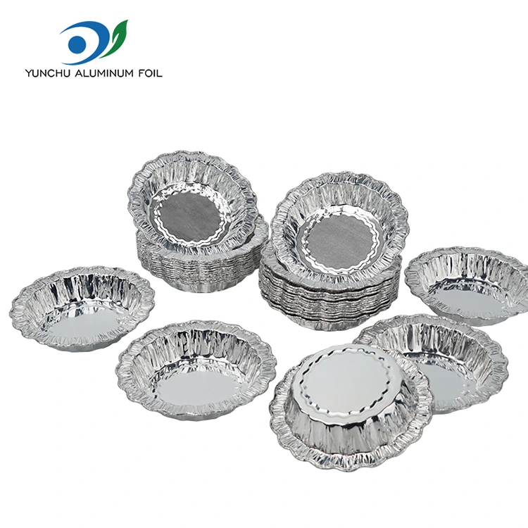 لیس راؤنڈ بیکنگ کیک سلور ایلومینیم ورق کنٹینر
