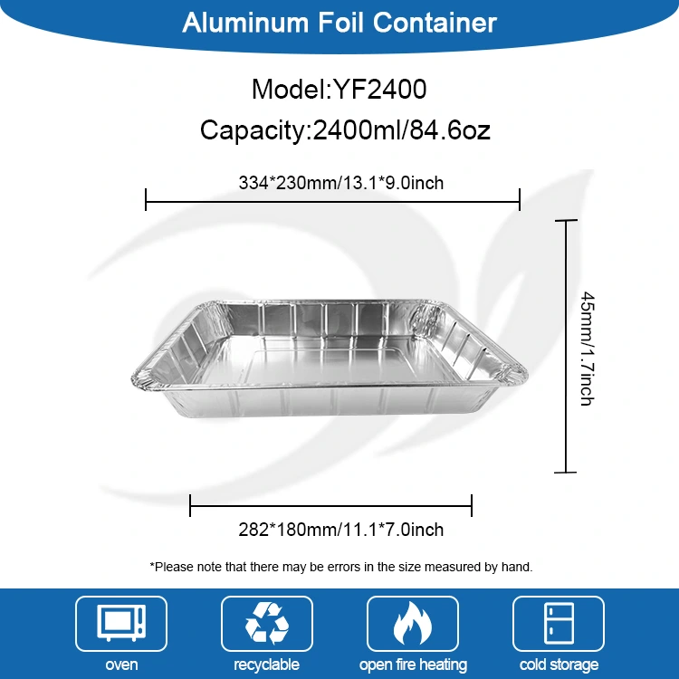 بڑی انکوائری مچھلیوں کے ٹیکے لینے والے چاندی کے ایلومینیم ورق کنٹینر
