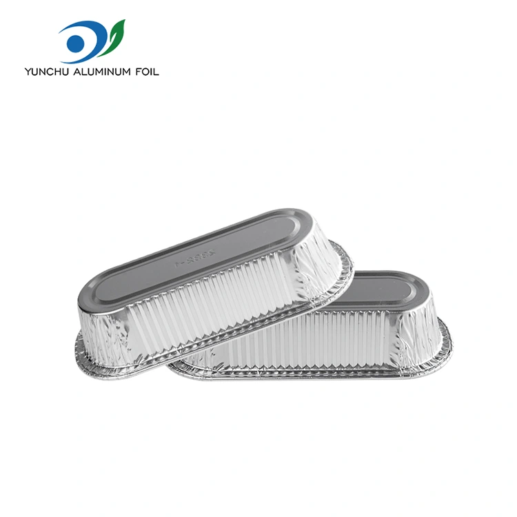 اوول ایئر فریئر بیکنگ سلور ایلومینیم ورق کنٹینر