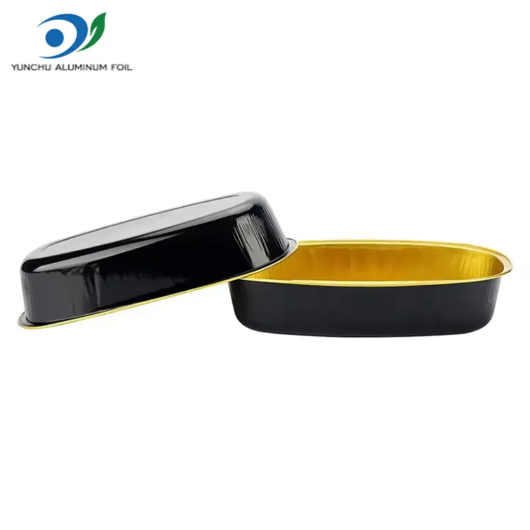 انڈاکار کا رنگ ہموار وال ایلومینیم ورق کنٹینر