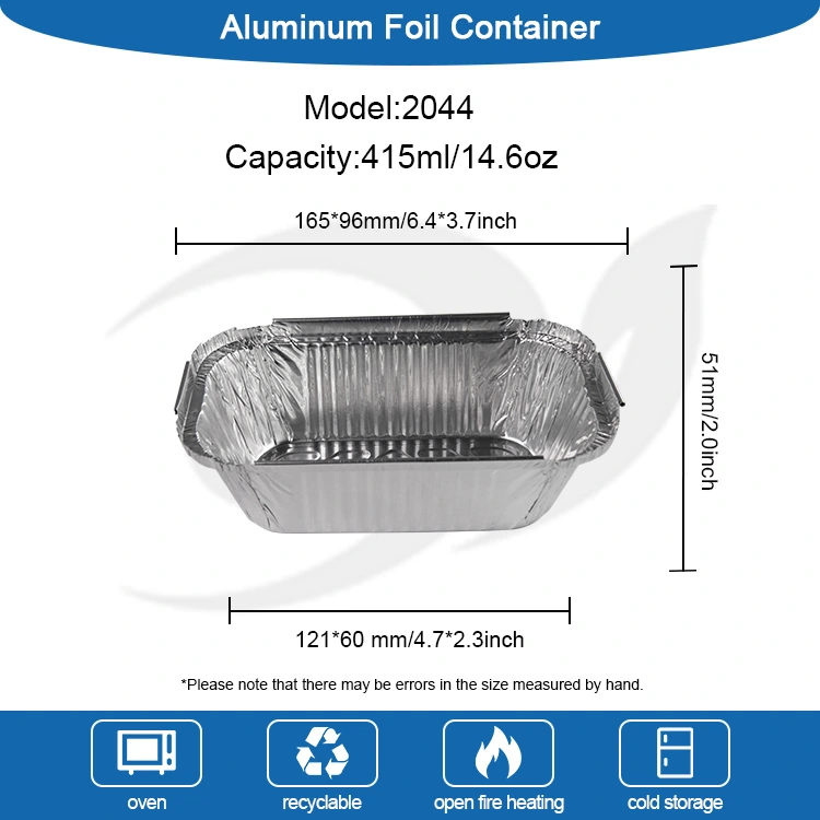 آئتاکار بیکڈ چاول چاندی کے ایلومینیم ورق کنٹینر