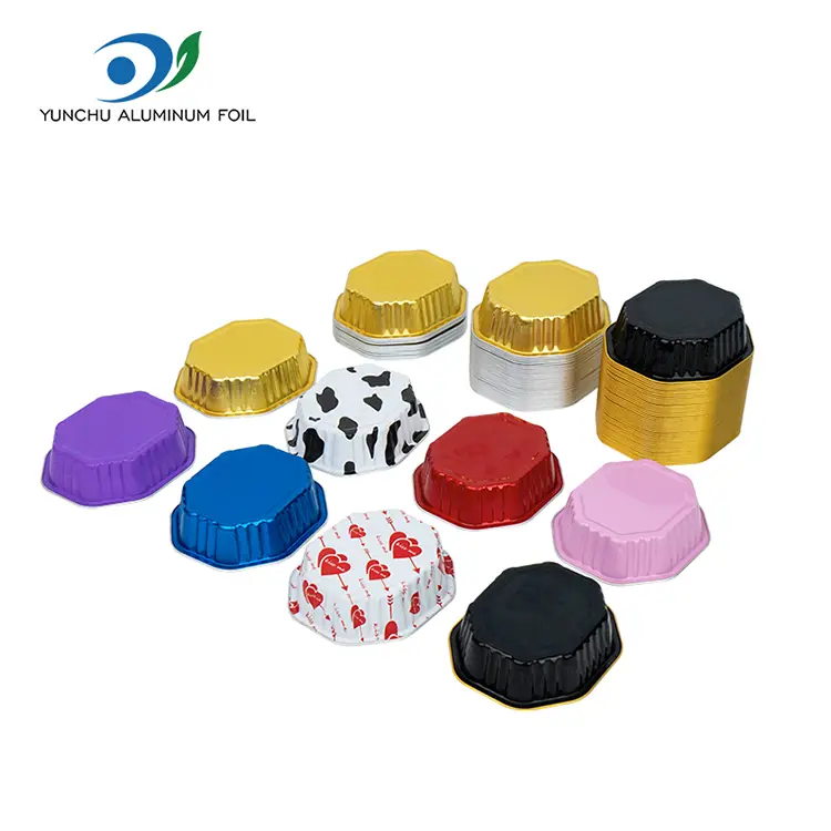 خصوصی سائز کا کیک کپ ہموار وال ایلومینیم ورق کنٹینر